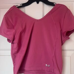 Under Armour Women's Vivid Pink Short Sleeve Tee